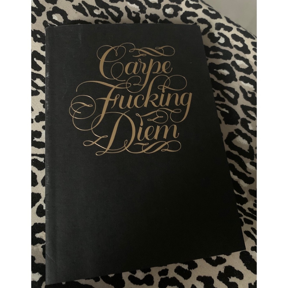 NWT GOLD FOIL CARPE DIEM JOURNAL